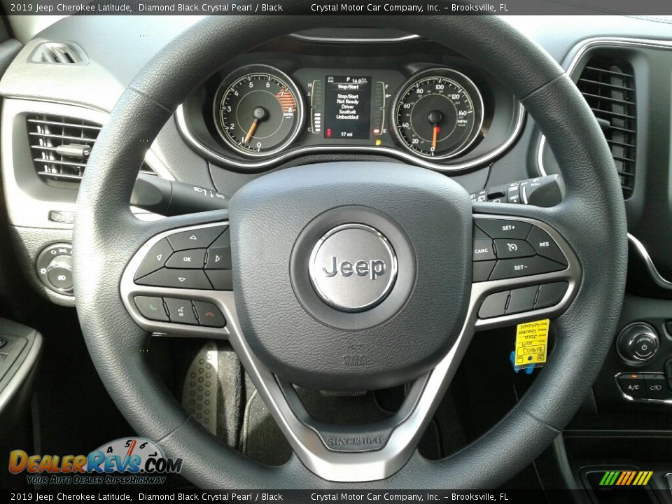 2019 Jeep Cherokee Latitude Steering Wheel Photo #14