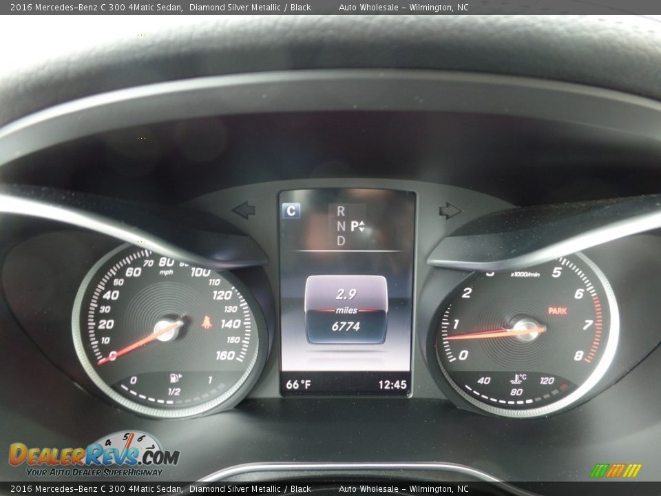 2016 Mercedes-Benz C 300 4Matic Sedan Diamond Silver Metallic / Black Photo #16
