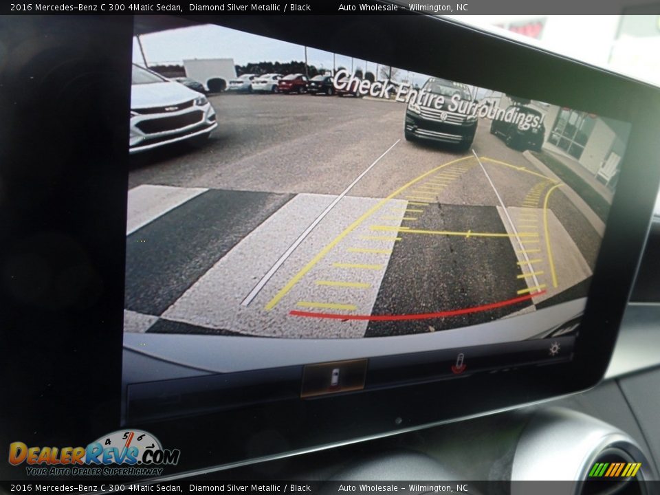 2016 Mercedes-Benz C 300 4Matic Sedan Diamond Silver Metallic / Black Photo #18