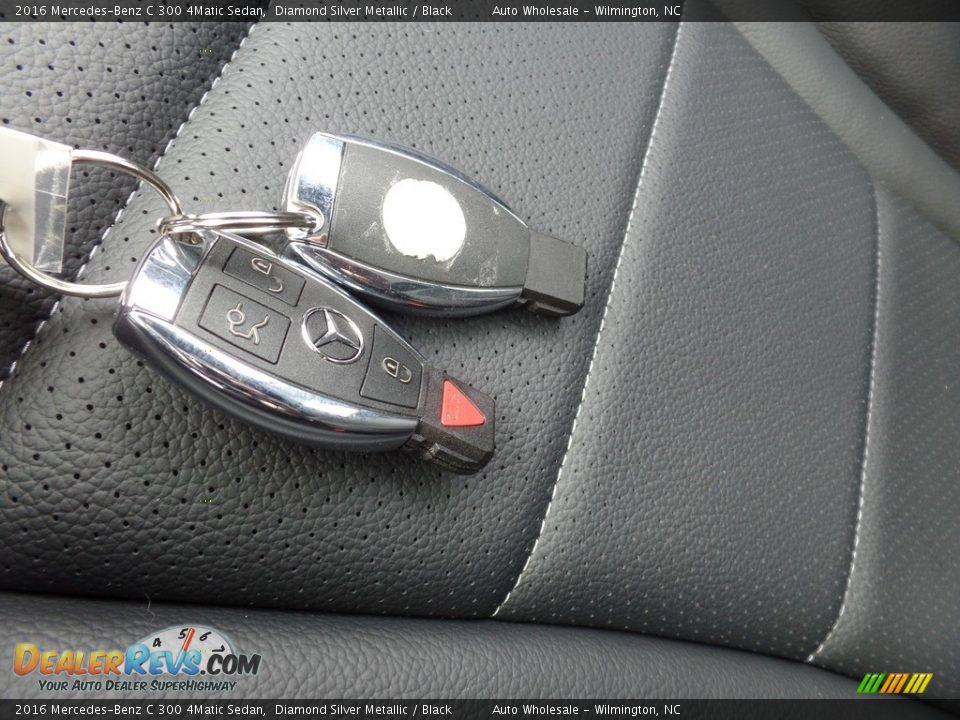 2016 Mercedes-Benz C 300 4Matic Sedan Diamond Silver Metallic / Black Photo #20
