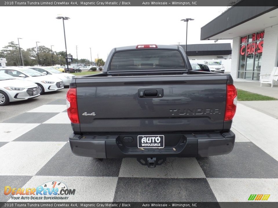 2018 Toyota Tundra Limited CrewMax 4x4 Magnetic Gray Metallic / Black Photo #4