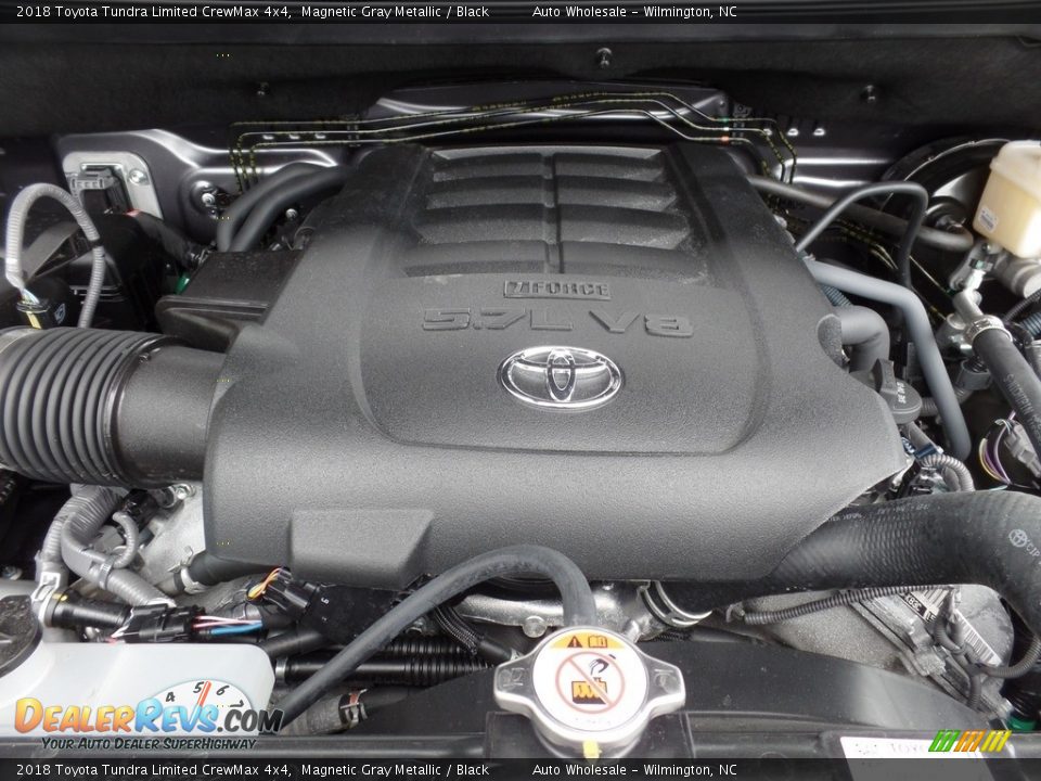 2018 Toyota Tundra Limited CrewMax 4x4 Magnetic Gray Metallic / Black Photo #6
