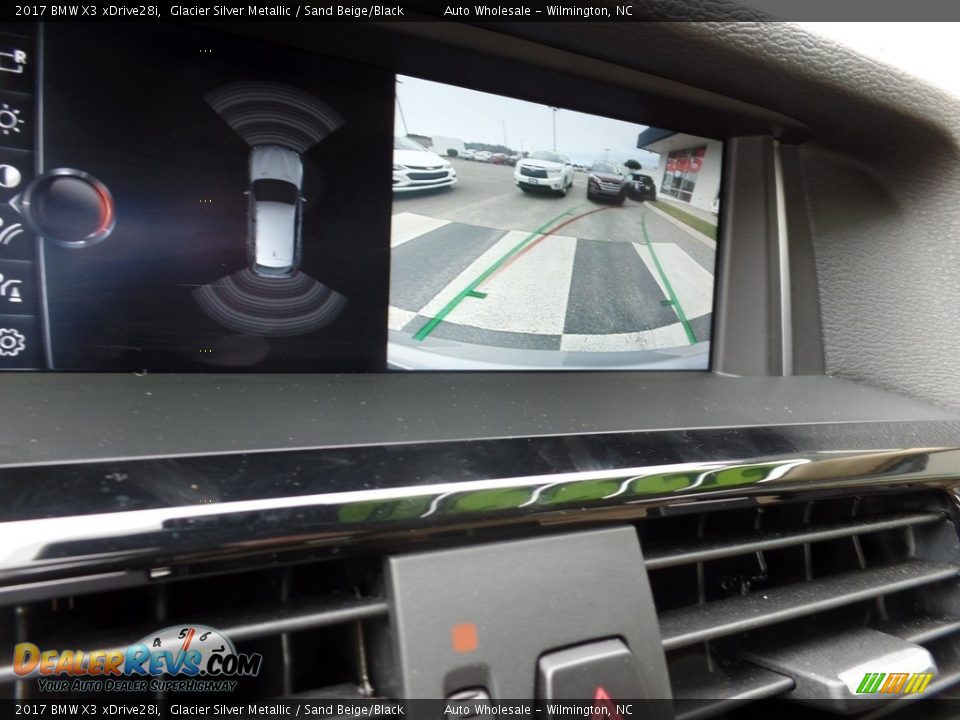 2017 BMW X3 xDrive28i Glacier Silver Metallic / Sand Beige/Black Photo #18