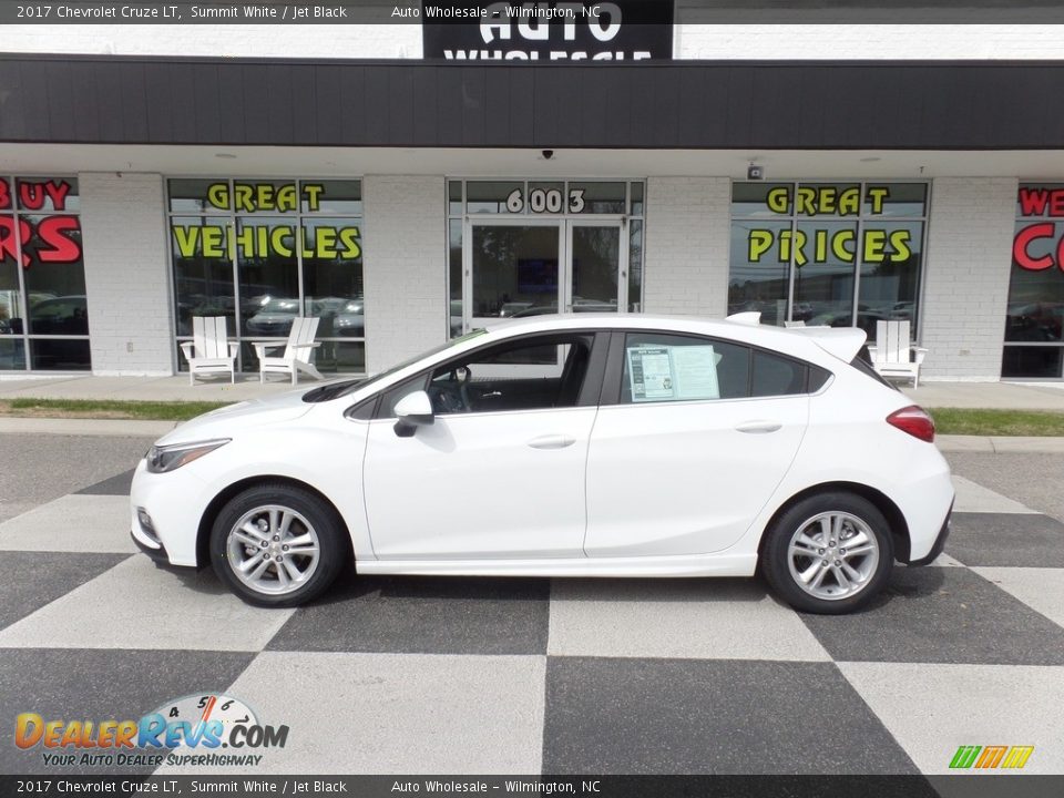 2017 Chevrolet Cruze LT Summit White / Jet Black Photo #1