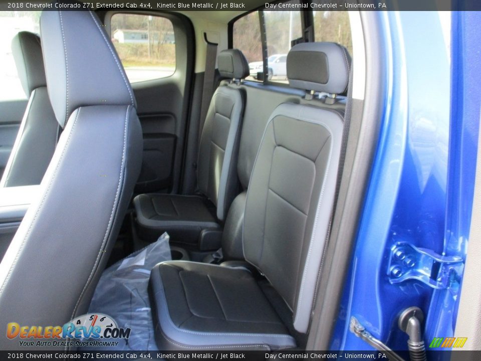 2018 Chevrolet Colorado Z71 Extended Cab 4x4 Kinetic Blue Metallic / Jet Black Photo #18