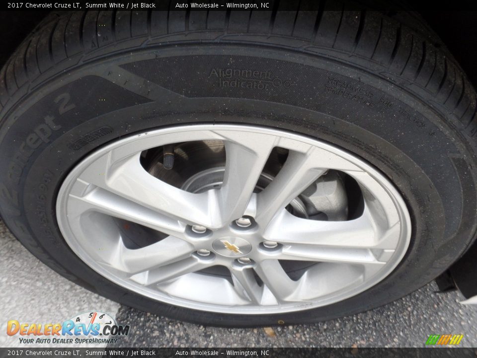 2017 Chevrolet Cruze LT Summit White / Jet Black Photo #7