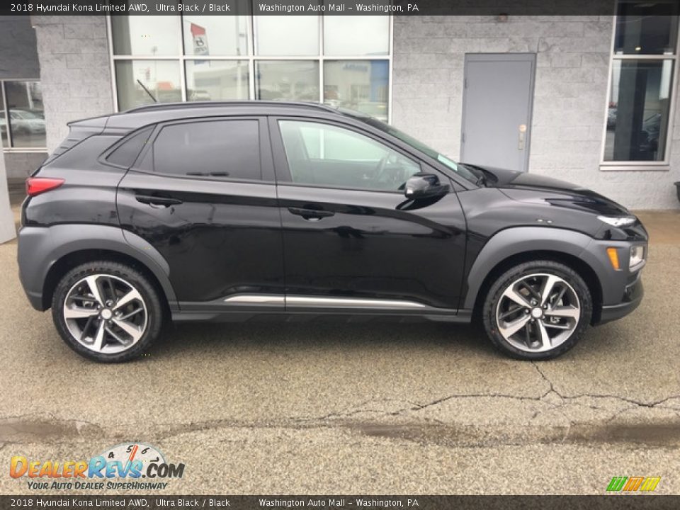 Ultra Black 2018 Hyundai Kona Limited AWD Photo #3