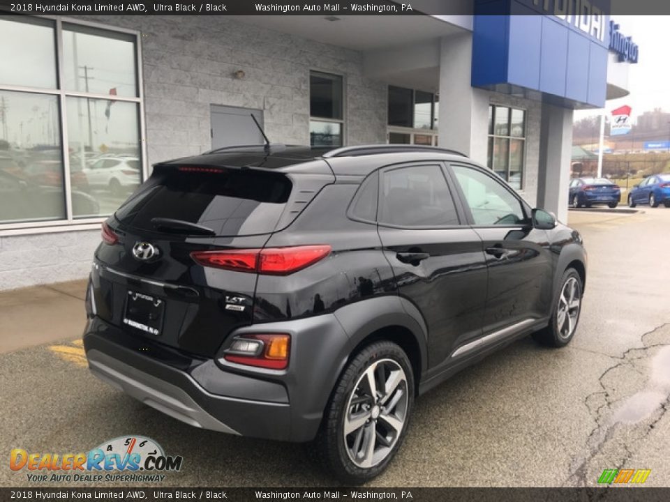 2018 Hyundai Kona Limited AWD Ultra Black / Black Photo #4