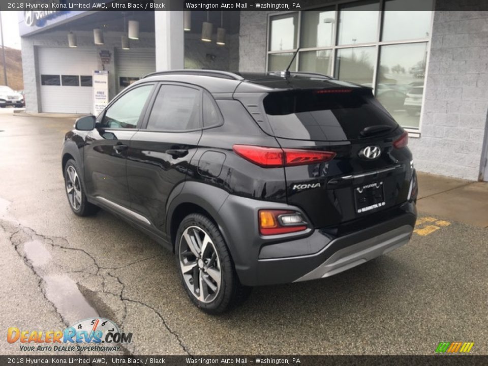 2018 Hyundai Kona Limited AWD Ultra Black / Black Photo #6