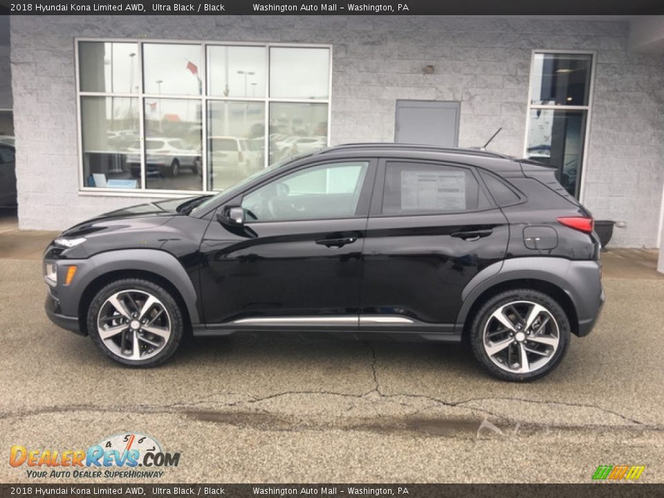 Ultra Black 2018 Hyundai Kona Limited AWD Photo #7