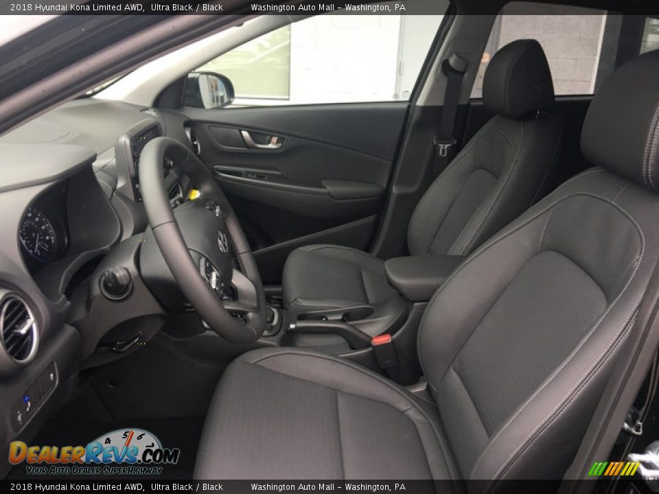 Front Seat of 2018 Hyundai Kona Limited AWD Photo #12