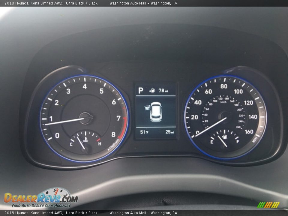 2018 Hyundai Kona Limited AWD Gauges Photo #13