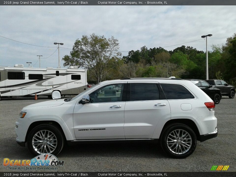 2018 Jeep Grand Cherokee Summit Ivory Tri-Coat / Black Photo #2