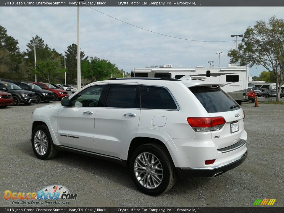 2018 Jeep Grand Cherokee Summit Ivory Tri-Coat / Black Photo #3