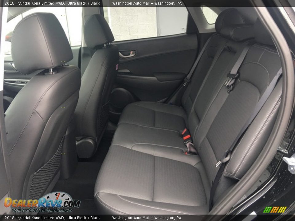 Rear Seat of 2018 Hyundai Kona Limited AWD Photo #21