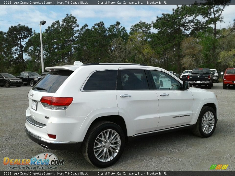 2018 Jeep Grand Cherokee Summit Ivory Tri-Coat / Black Photo #5