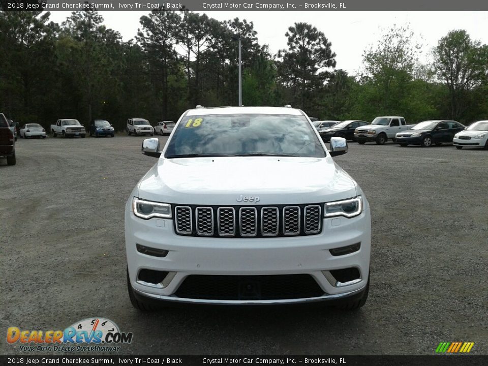 2018 Jeep Grand Cherokee Summit Ivory Tri-Coat / Black Photo #8