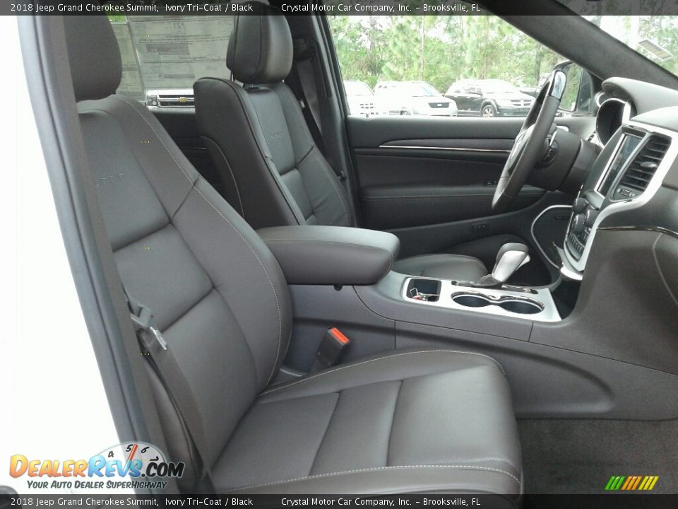2018 Jeep Grand Cherokee Summit Ivory Tri-Coat / Black Photo #12