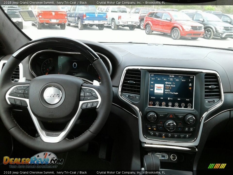2018 Jeep Grand Cherokee Summit Ivory Tri-Coat / Black Photo #13