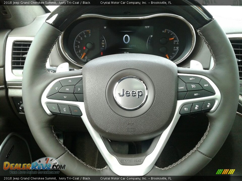 2018 Jeep Grand Cherokee Summit Steering Wheel Photo #14