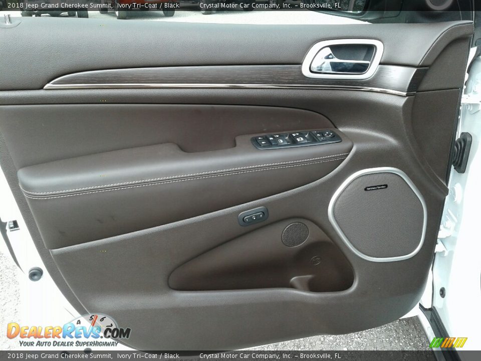 Door Panel of 2018 Jeep Grand Cherokee Summit Photo #18