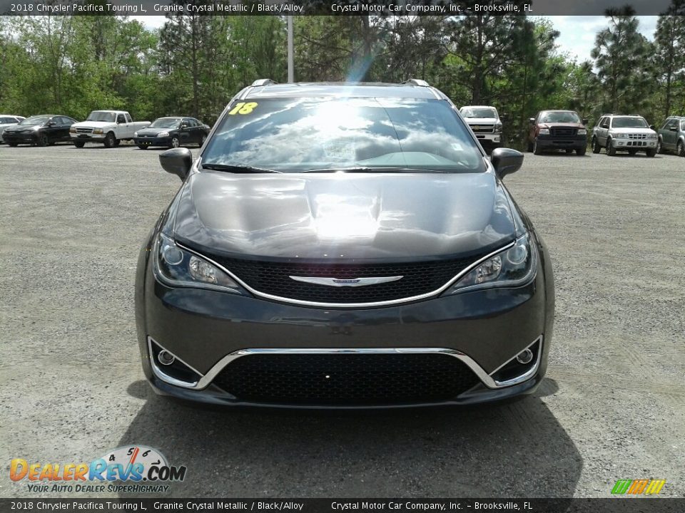 2018 Chrysler Pacifica Touring L Granite Crystal Metallic / Black/Alloy Photo #8