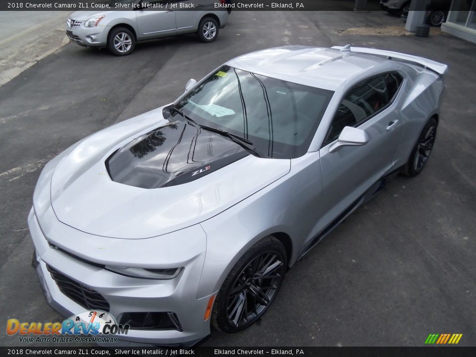 2018 Chevrolet Camaro ZL1 Coupe Silver Ice Metallic / Jet Black Photo #2