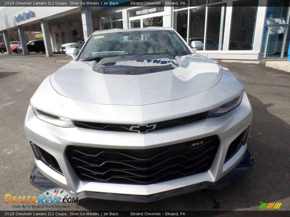 2018 Chevrolet Camaro ZL1 Coupe Silver Ice Metallic / Jet Black Photo #7