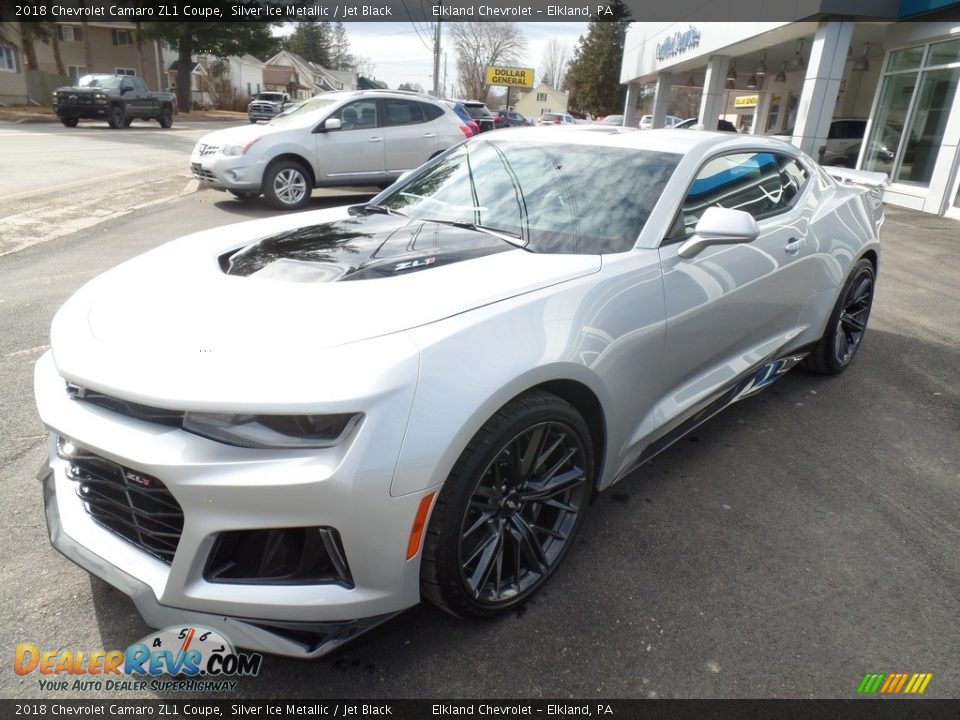 2018 Chevrolet Camaro ZL1 Coupe Silver Ice Metallic / Jet Black Photo #10