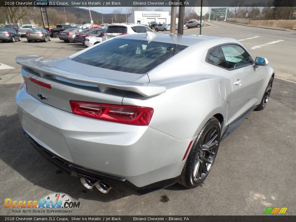 2018 Chevrolet Camaro ZL1 Coupe Silver Ice Metallic / Jet Black Photo #12