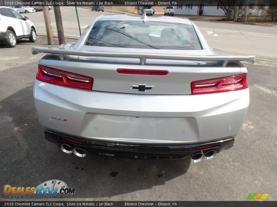 2018 Chevrolet Camaro ZL1 Coupe Silver Ice Metallic / Jet Black Photo #13