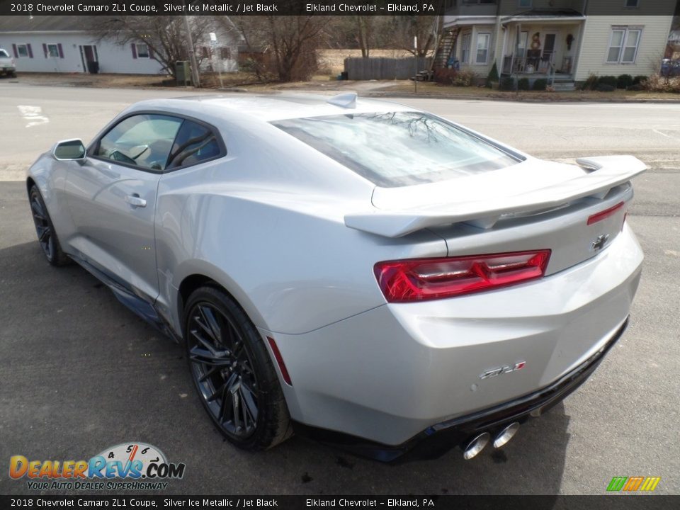 2018 Chevrolet Camaro ZL1 Coupe Silver Ice Metallic / Jet Black Photo #14