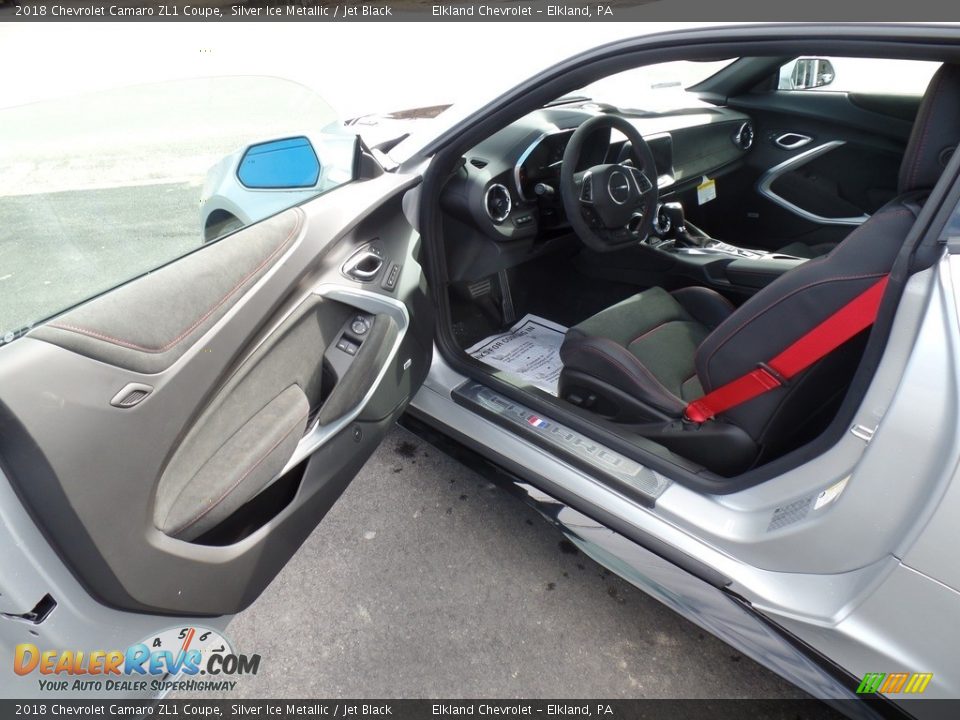 2018 Chevrolet Camaro ZL1 Coupe Silver Ice Metallic / Jet Black Photo #18