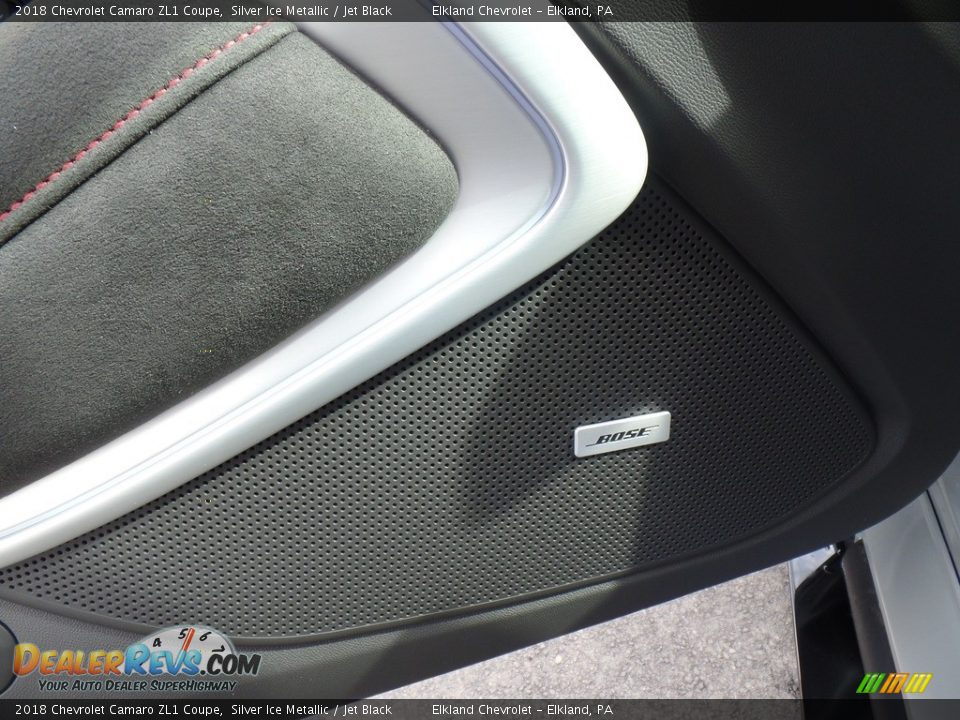 2018 Chevrolet Camaro ZL1 Coupe Silver Ice Metallic / Jet Black Photo #21