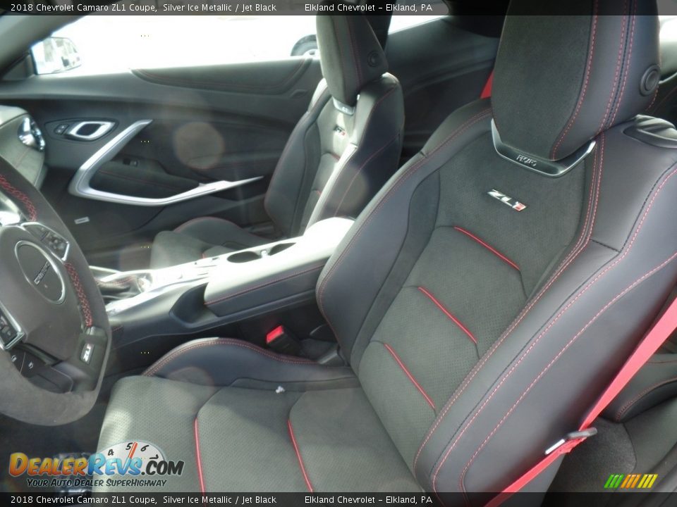 2018 Chevrolet Camaro ZL1 Coupe Silver Ice Metallic / Jet Black Photo #22