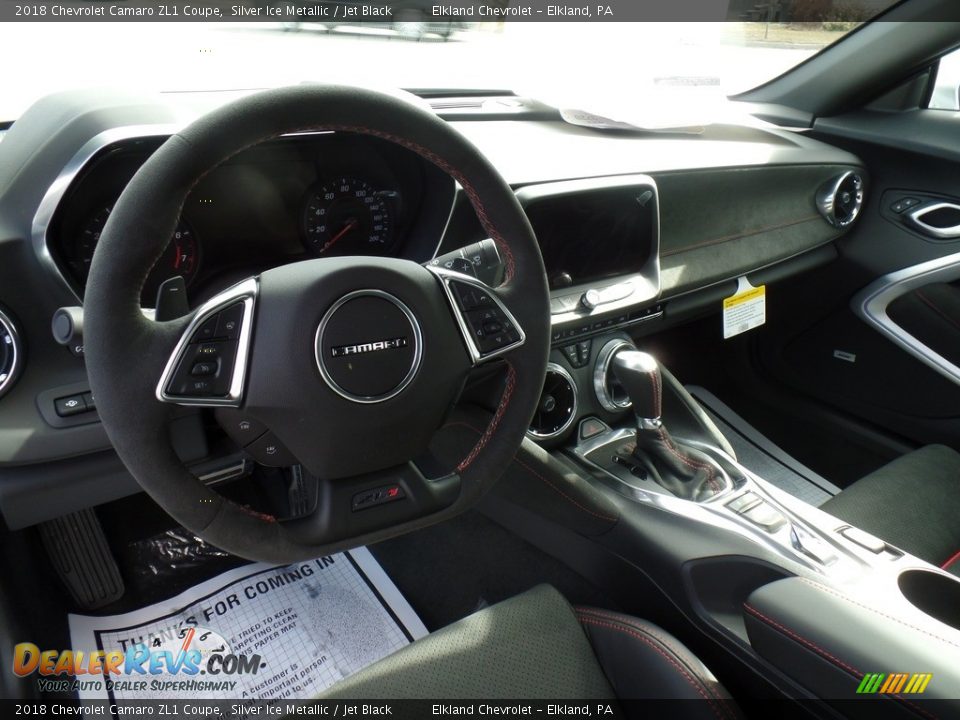 2018 Chevrolet Camaro ZL1 Coupe Silver Ice Metallic / Jet Black Photo #23