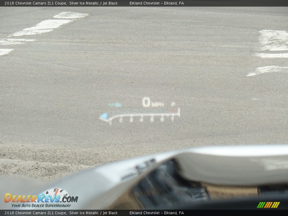 2018 Chevrolet Camaro ZL1 Coupe Silver Ice Metallic / Jet Black Photo #32