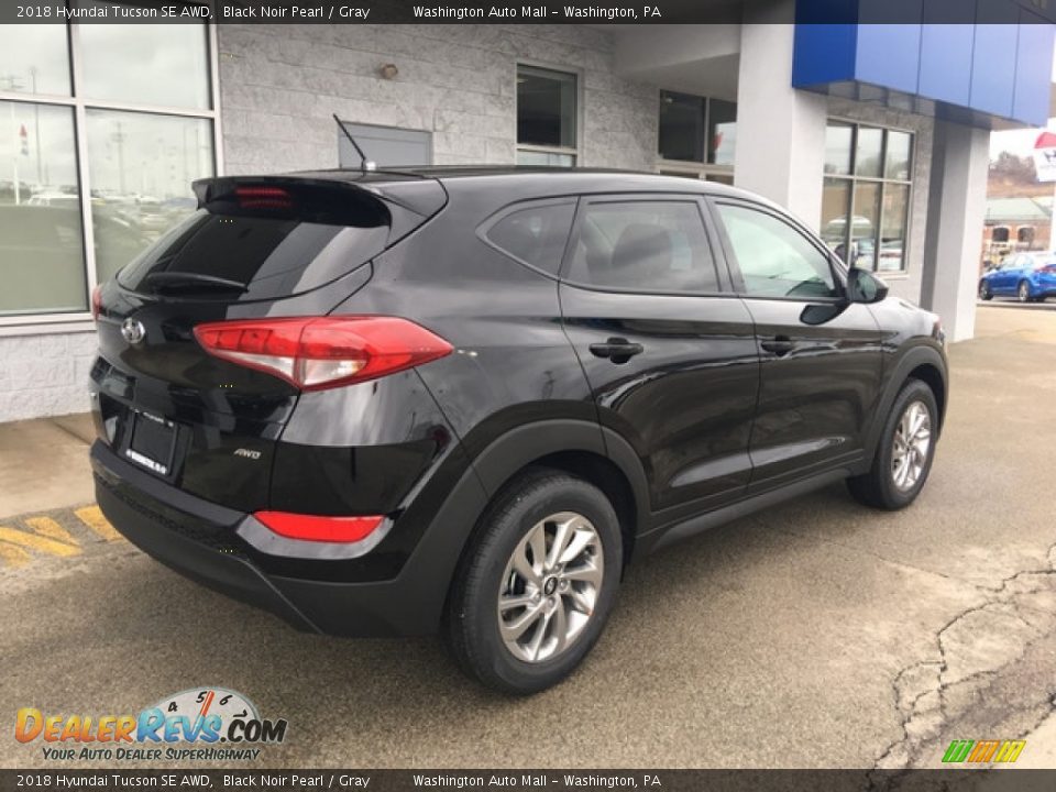 2018 Hyundai Tucson SE AWD Black Noir Pearl / Gray Photo #4