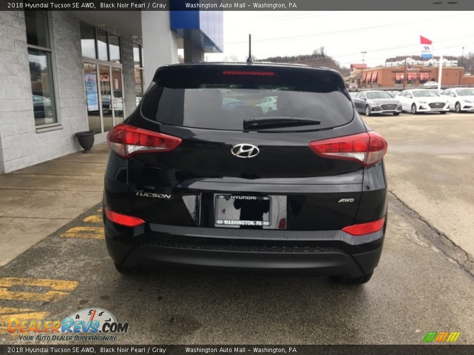 2018 Hyundai Tucson SE AWD Black Noir Pearl / Gray Photo #5