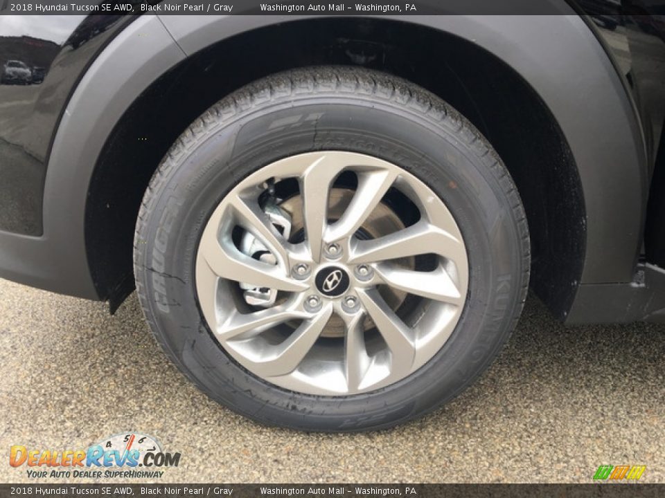 2018 Hyundai Tucson SE AWD Black Noir Pearl / Gray Photo #26