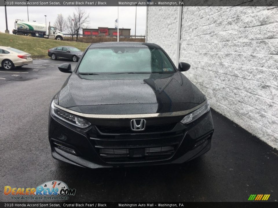 2018 Honda Accord Sport Sedan Crystal Black Pearl / Black Photo #2