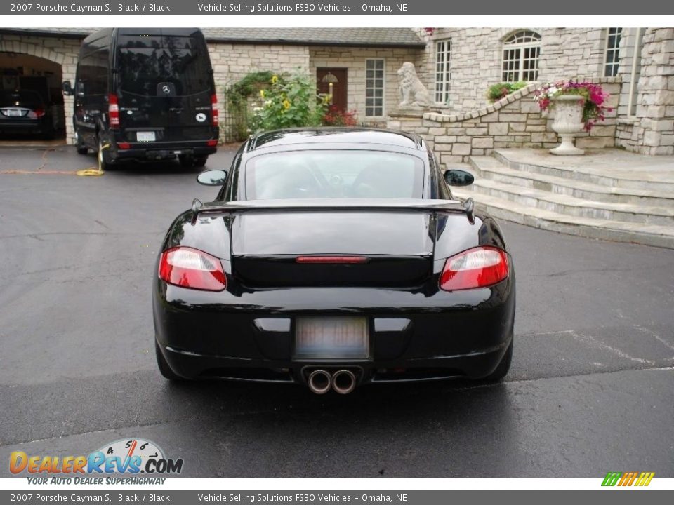 2007 Porsche Cayman S Black / Black Photo #14