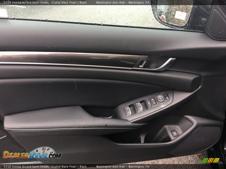 2018 Honda Accord Sport Sedan Crystal Black Pearl / Black Photo #11