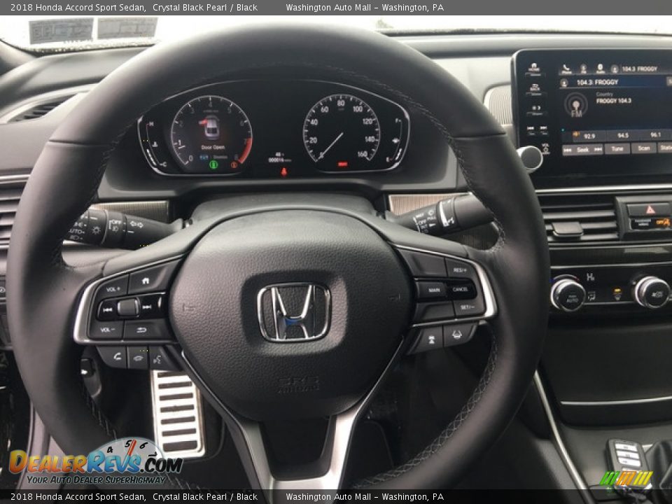 2018 Honda Accord Sport Sedan Steering Wheel Photo #14