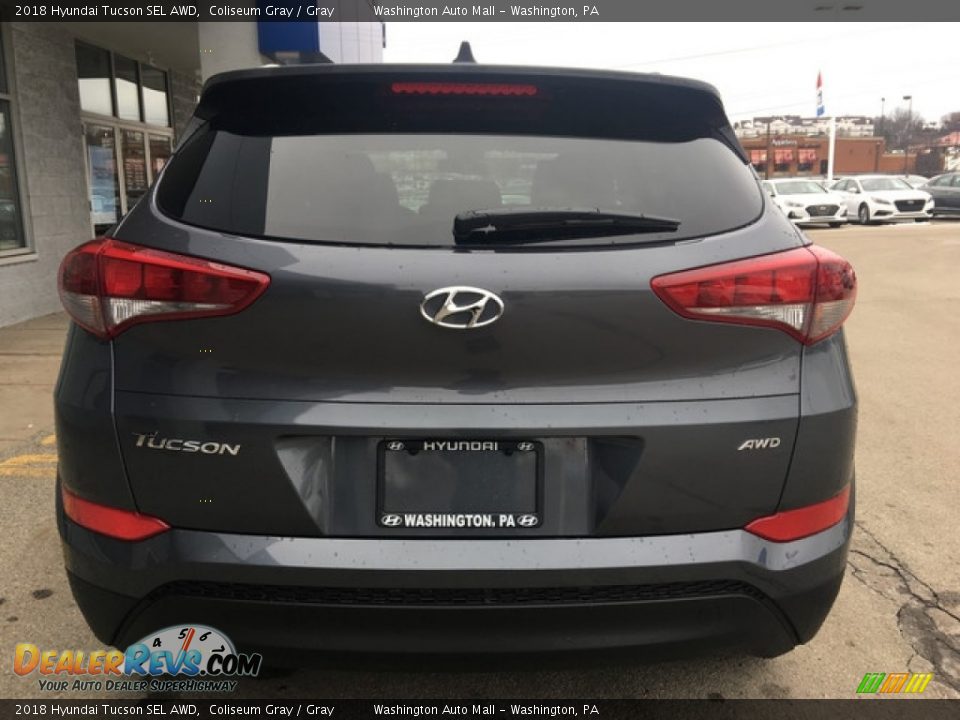 2018 Hyundai Tucson SEL AWD Coliseum Gray / Gray Photo #5