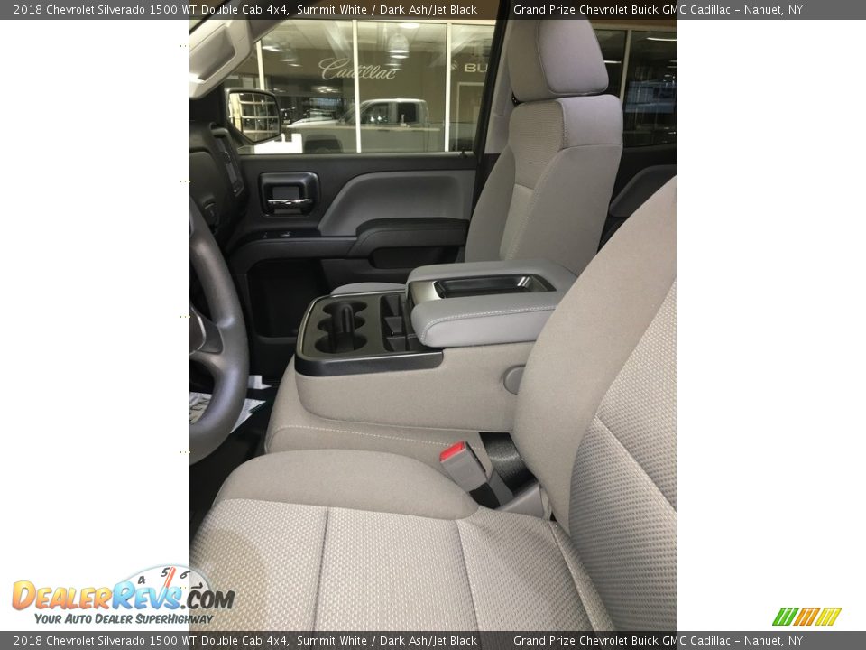 2018 Chevrolet Silverado 1500 WT Double Cab 4x4 Summit White / Dark Ash/Jet Black Photo #12