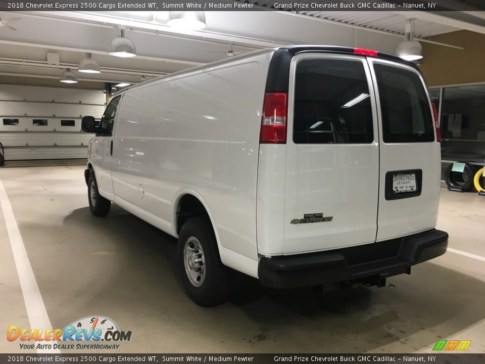 2018 Chevrolet Express 2500 Cargo Extended WT Summit White / Medium Pewter Photo #4