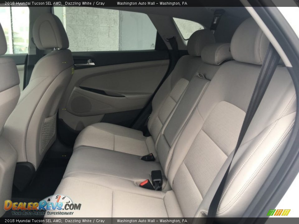 2018 Hyundai Tucson SEL AWD Dazzling White / Gray Photo #20