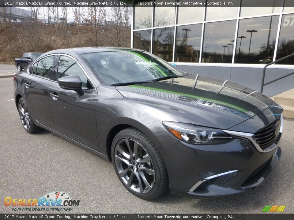 2017 Mazda Mazda6 Grand Touring Machine Gray Metallic / Black Photo #3