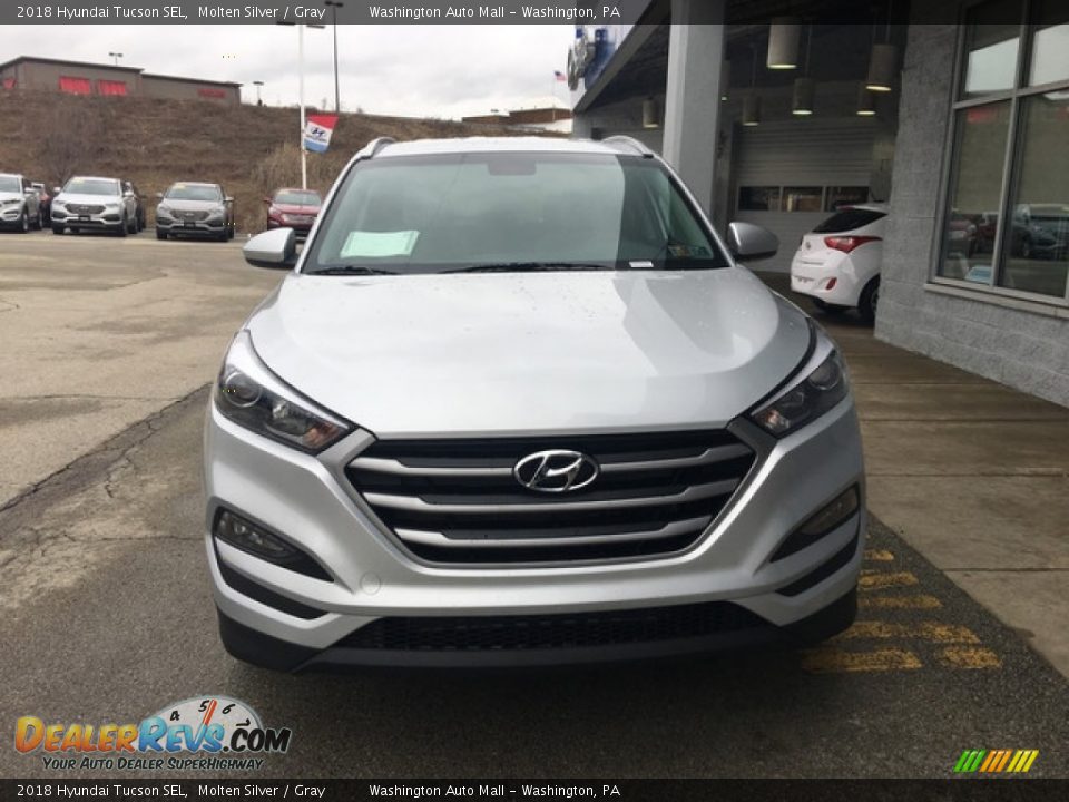 2018 Hyundai Tucson SEL Molten Silver / Gray Photo #2